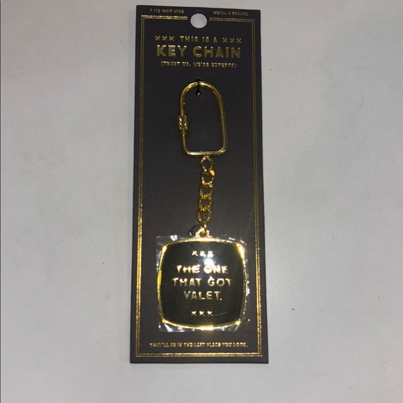 EASY, Tiger "The one that got valet" Screw Clasp Keychain NWT - Picture 5 of 6